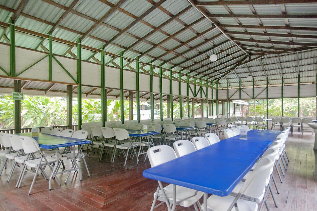 Dining room at Sirena Biological Station