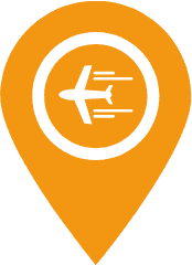 airplane pin -icon